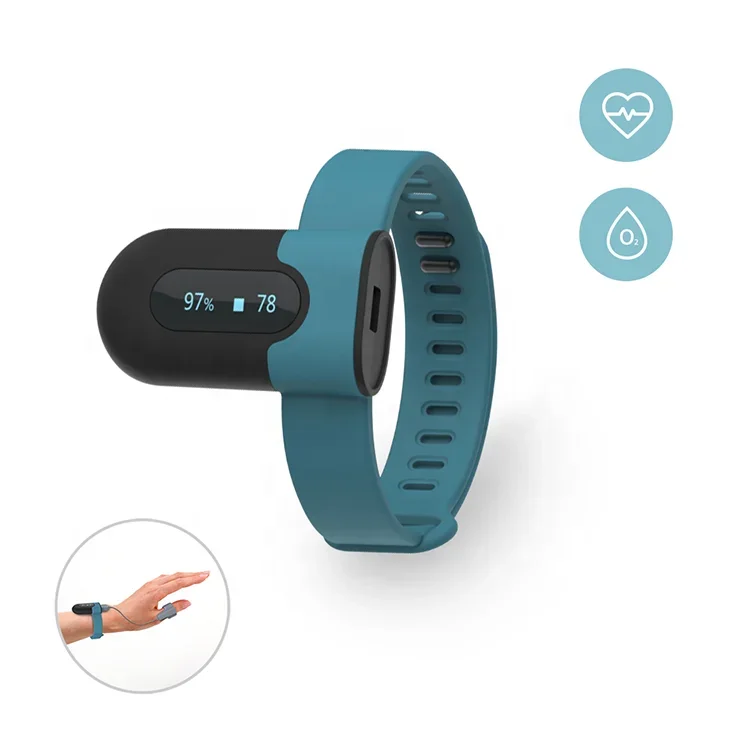 Wellue SleepU Smart Bracelet Heart Rate Monitors Wrist Oximeter Bluetooth Sleep Apnea Monitors