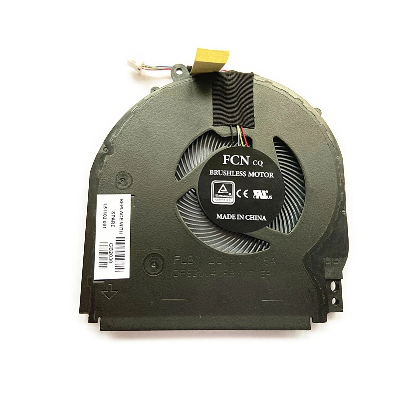 

New Original CPU Cooling Fan for HP 14-DH 14-DH1035TX 14-DH1036TX 14-DH1037TX 14-DH1056TX 14-DH1025TX TPN-W139 Cooler L51102-001