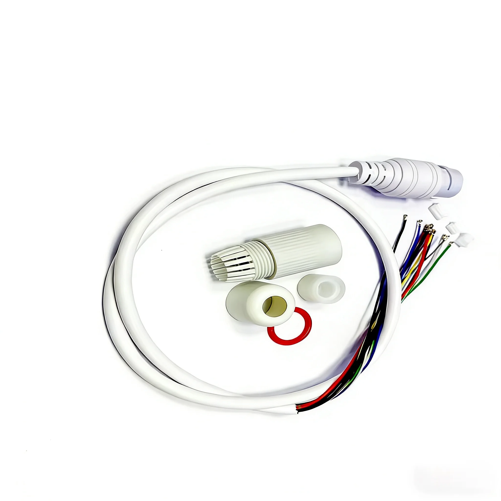 (1PCS) Waterproof POE LAN cable for CCTV IP camera board module with weatherproof connector, Single status LED Free Shipping
