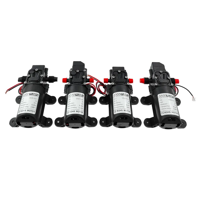 12VDC 72W Good Pumps Micro Electric Diaphragm Reflux Water Pump Automatic Switch 6L/Min High Pressure Car Washing Spray - view 6