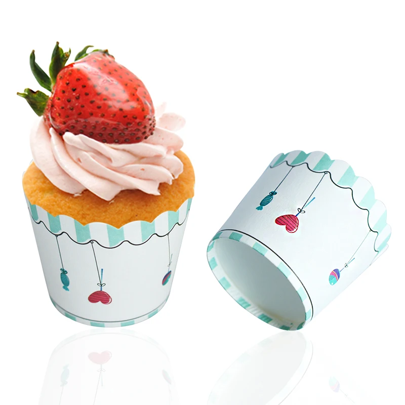 50Pcs Muffin Cake Cases Baking Liners Paper Baking Cups For Birthday Party Baby Shower