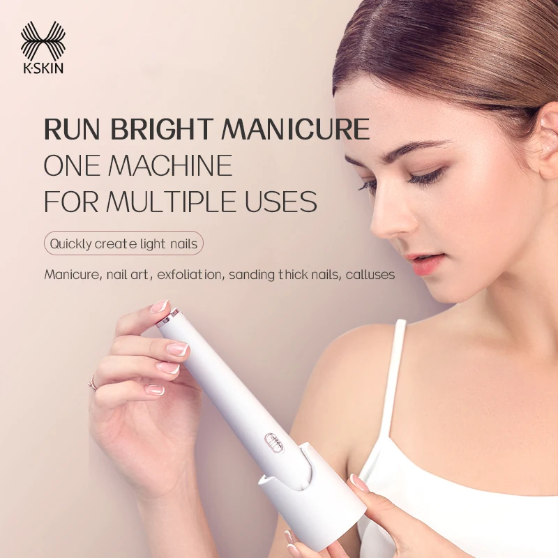 KSkin Run-Machine de manucure brillante pour nail art, utilisation multiple, extinction, ponçage optique, callosités, N64.