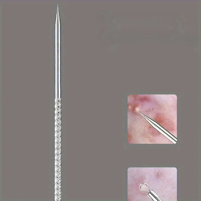 Een doos met gezichtsacne naald celjas set acne clip verwijdering mee-eter clip acne naald acne acne naald acne naald