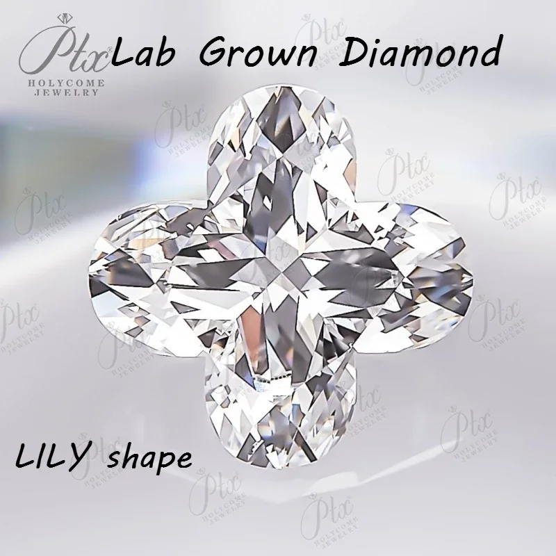 1.53CT Lab Grown Lily Diamond E Color VS2 IGI Certified HPHT CVD | Perfect for Stunning DIY Bead Charms Loose Lab Diamond Gems