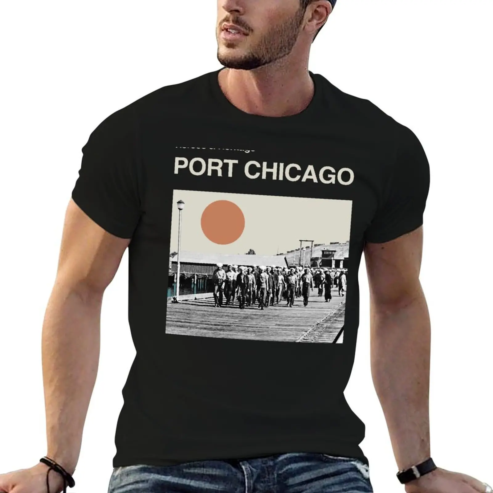 Heroes & Heritage: Port Chicago T-Shirt Simple Print Design T-Shirt