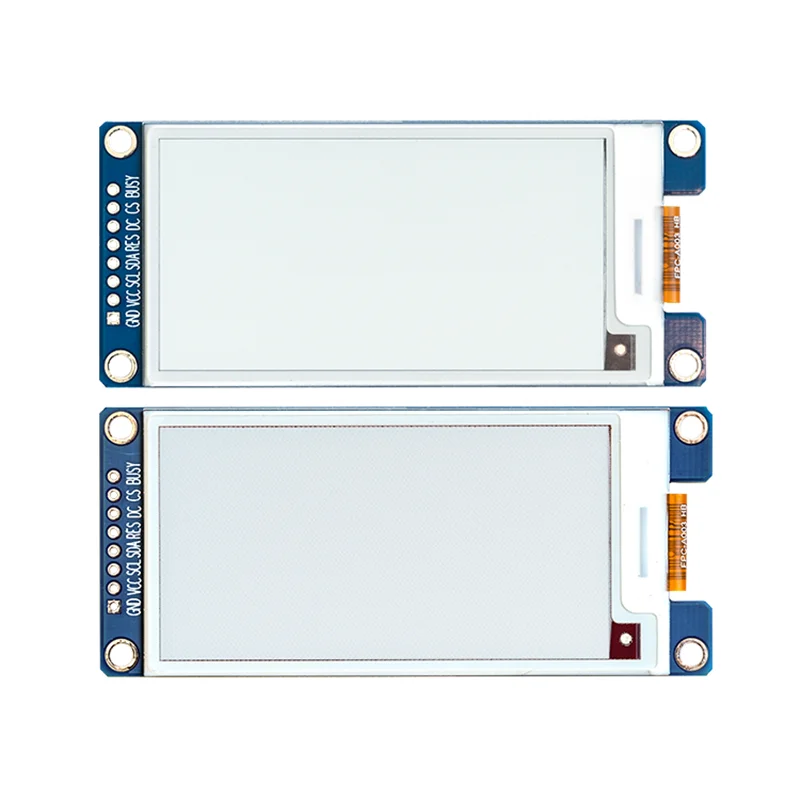 Tela de tinta e-paper de 2.66 polegadas, resolução 296*152, driver ssd1680, preto e branco, tela de tinta epd, interface spi, 8 pinos