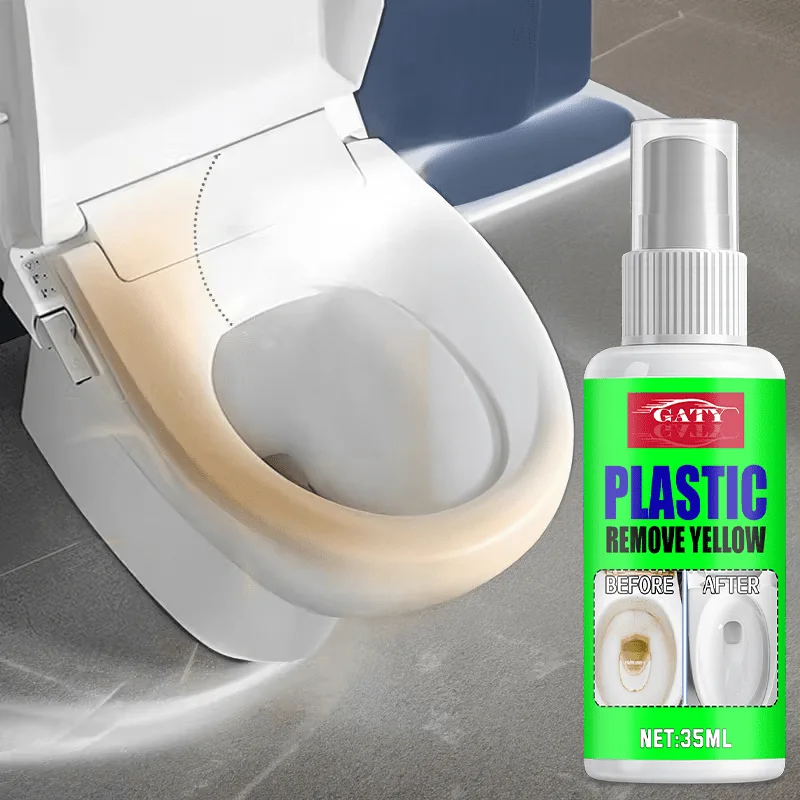 Plastic Yellow Remover, reverse Oxidation for Headlights, Toilet Lids & Appliance Shells, Long-Lasting Brightening