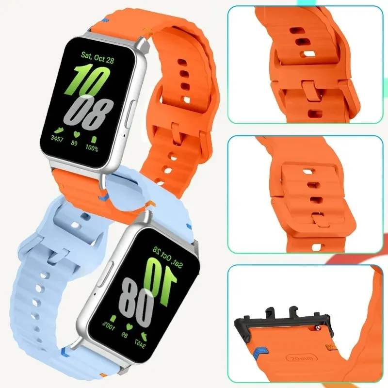 シリコンバンドサムスンギャラクシーフィット 3 ストラップアクセサリースポーツリストバンド交換ブレスレットコレアギャラクシーフィット 3 バンド