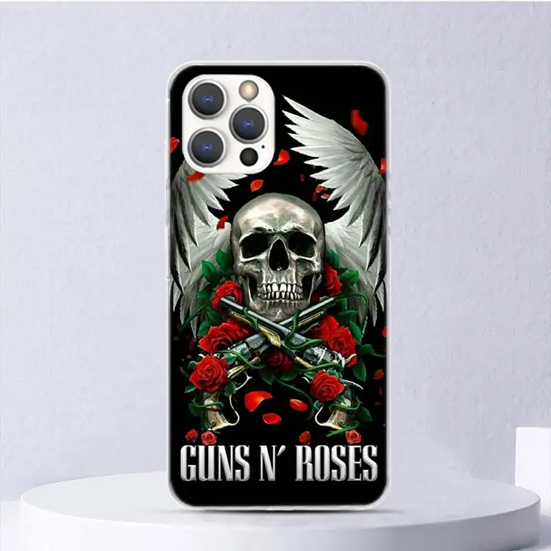 Guns N Roses Good Time Soft Case For iPhone 16 15 Plus 11 12 13 Mini 14 Pro Max Apple Phone Cover X XS XR SE 7 8 SE Coque 11 12