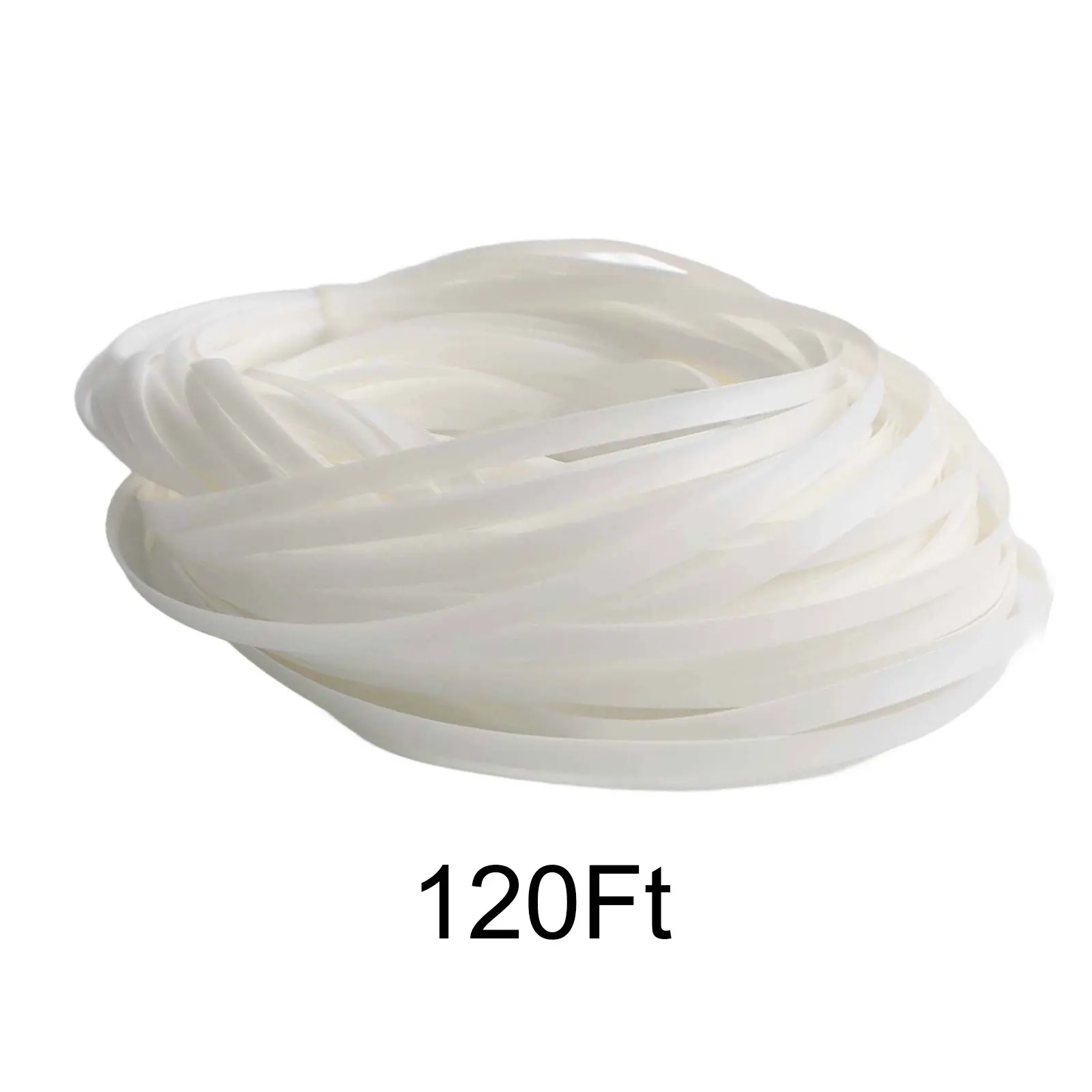 120ft Roll of Plastic Rattan Repair Material with Flat Wicker for Efficient Repair and Restoration of Outdoor Patio Furniture