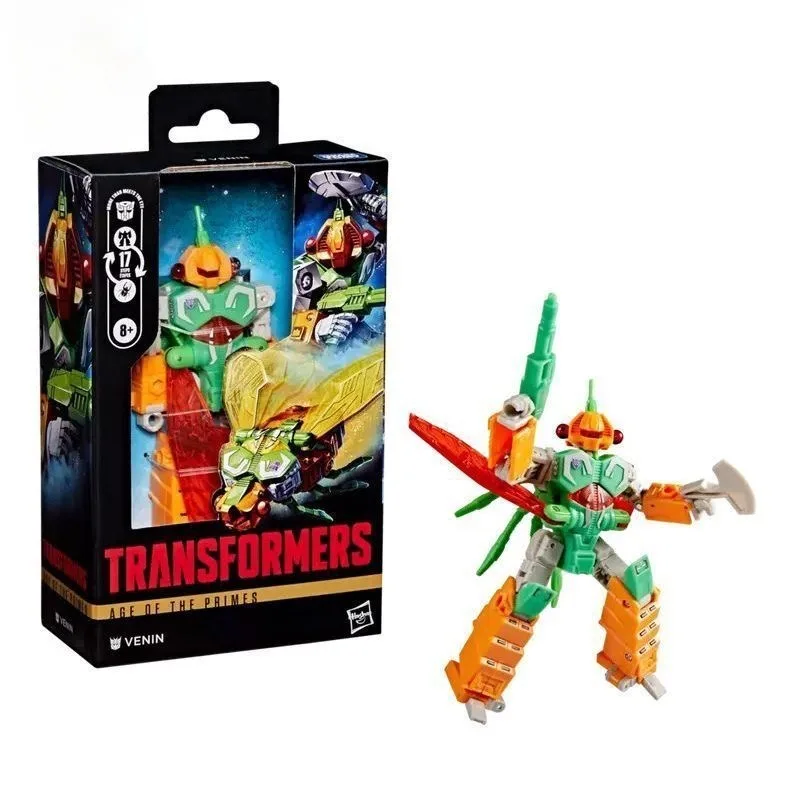 In Stock Hasbro Transformers Classic Toys Age Of The Primes Deluxe Class Venin Action Figure Robot Toy Collection Gifts Hobbies