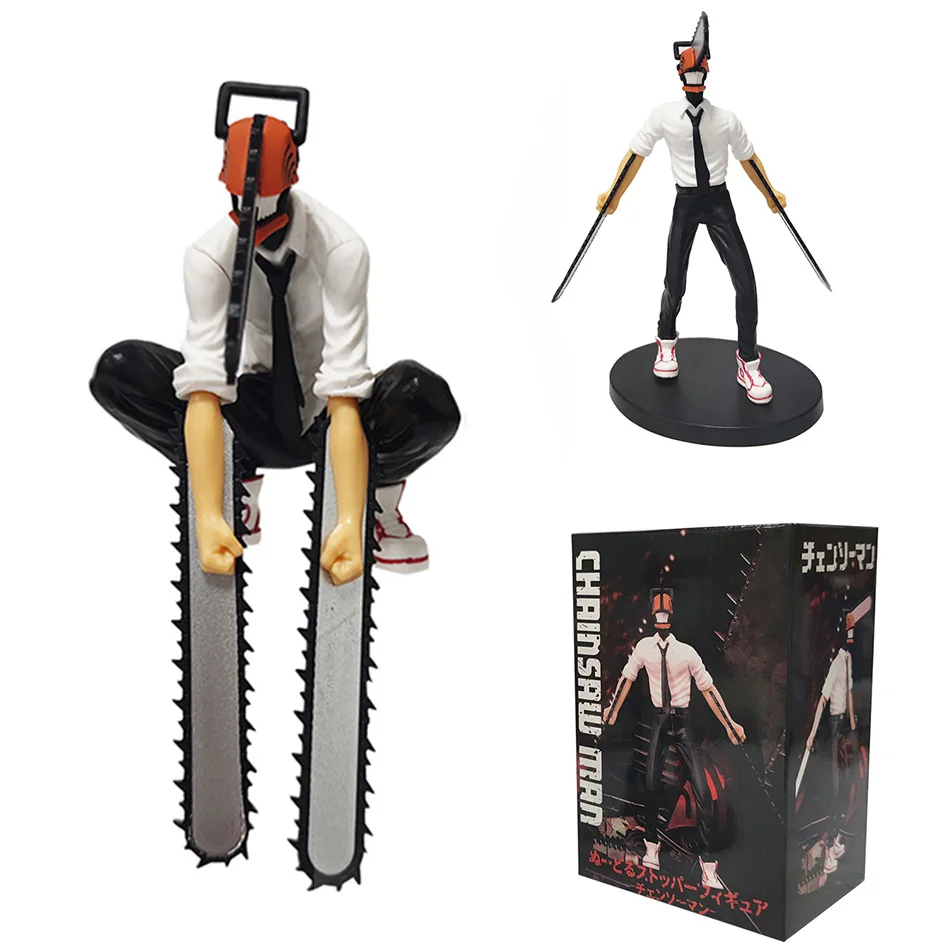 18cm Chainsaw Man Denji Anime Figure Denji/Power Action Figure 1560 Chainsaw Man Denji Figurine Adult Collectible Model Doll Toy