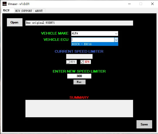 Vmaxr Vmax Off Software Unlock The Speed Limiter of Cars For VAG ALFA BMW FIAT HYUNDAI KIA OPEL SAAB Auto Vmax KM Change