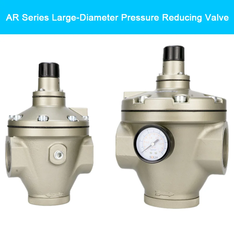 

SMC Type AR Series Large-Diameter Pressure Reducing Valve AR825/835/925/935-14/20 Pneumatic Pressure Regulator