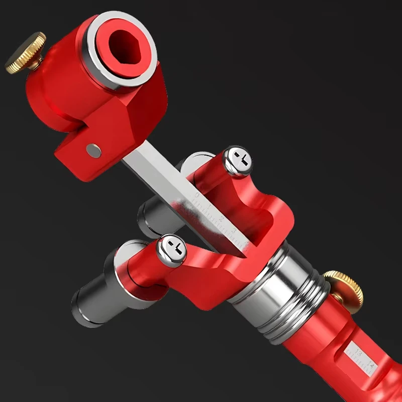 Wheel Marking Gauge Adjustable Scriber Ruler Aluminum Alloy Stainless Steel Precision Parallel Line Scale Woodworking Tool