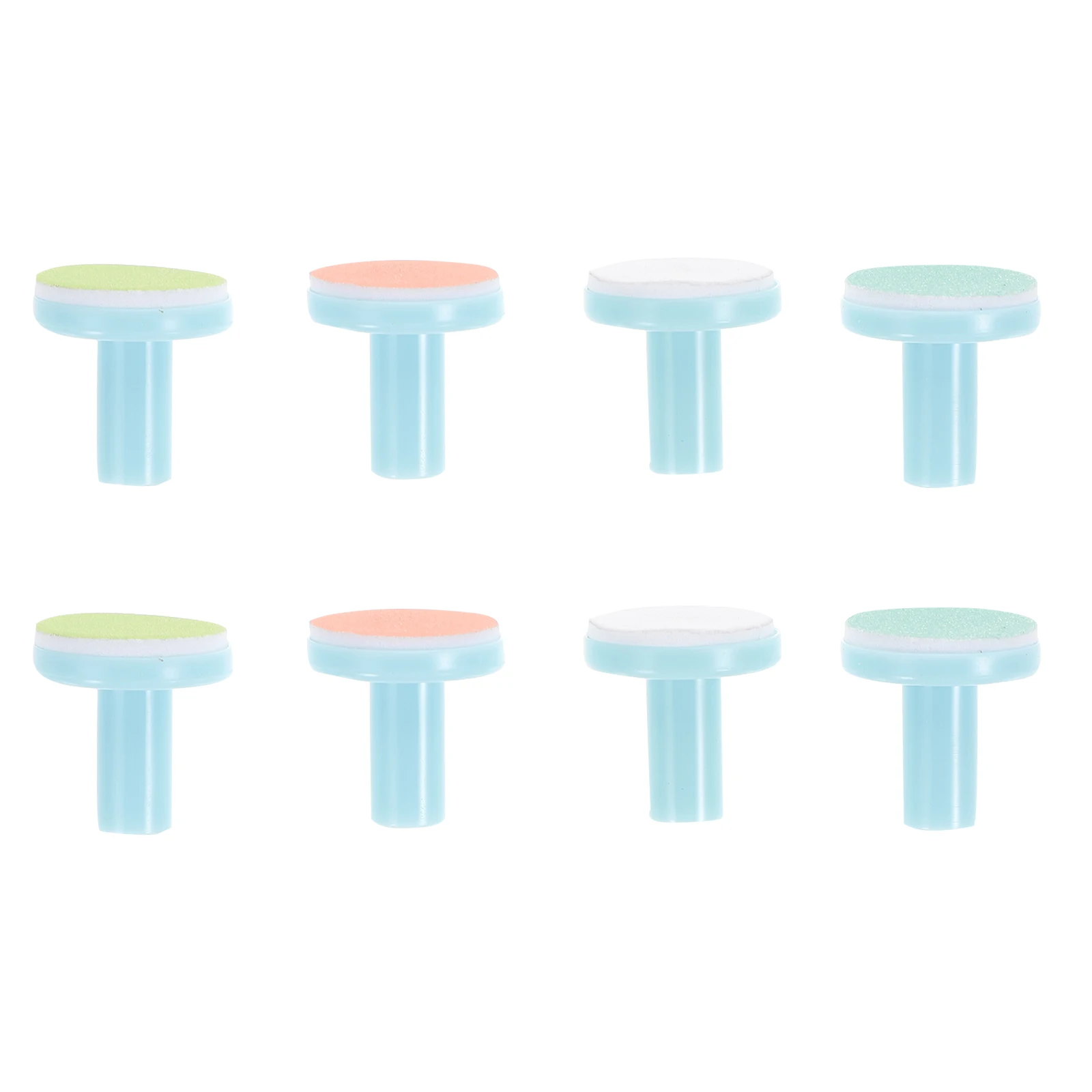 

8Pcs Nail Drill Replacement Pads Electric Trimmer Grinding Heads Safe for 0-12 Months Nail Drill Replacement Pads