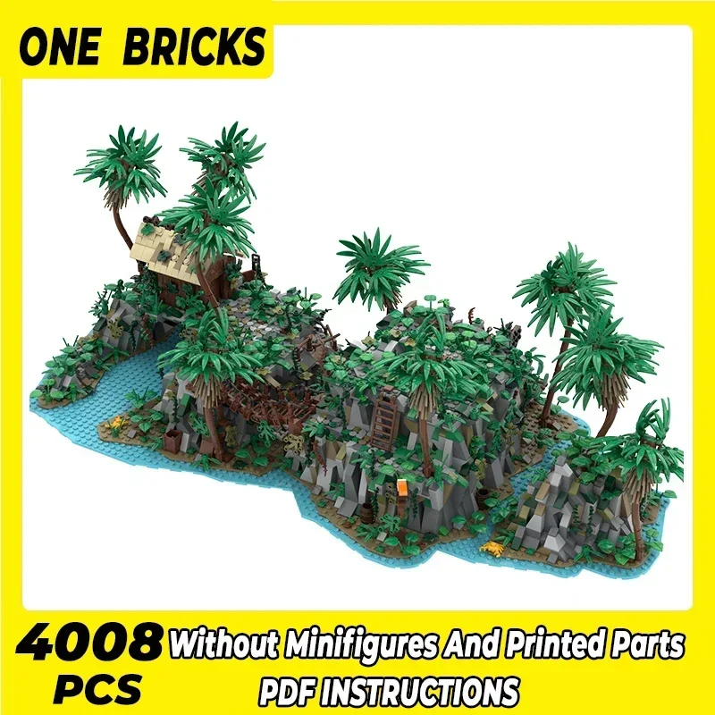 Famous Movie Model Moc Building Bricks Wealth Pirate Island Technology Modular Blocks Gifts Christmas Toys DIY Sets Assembly