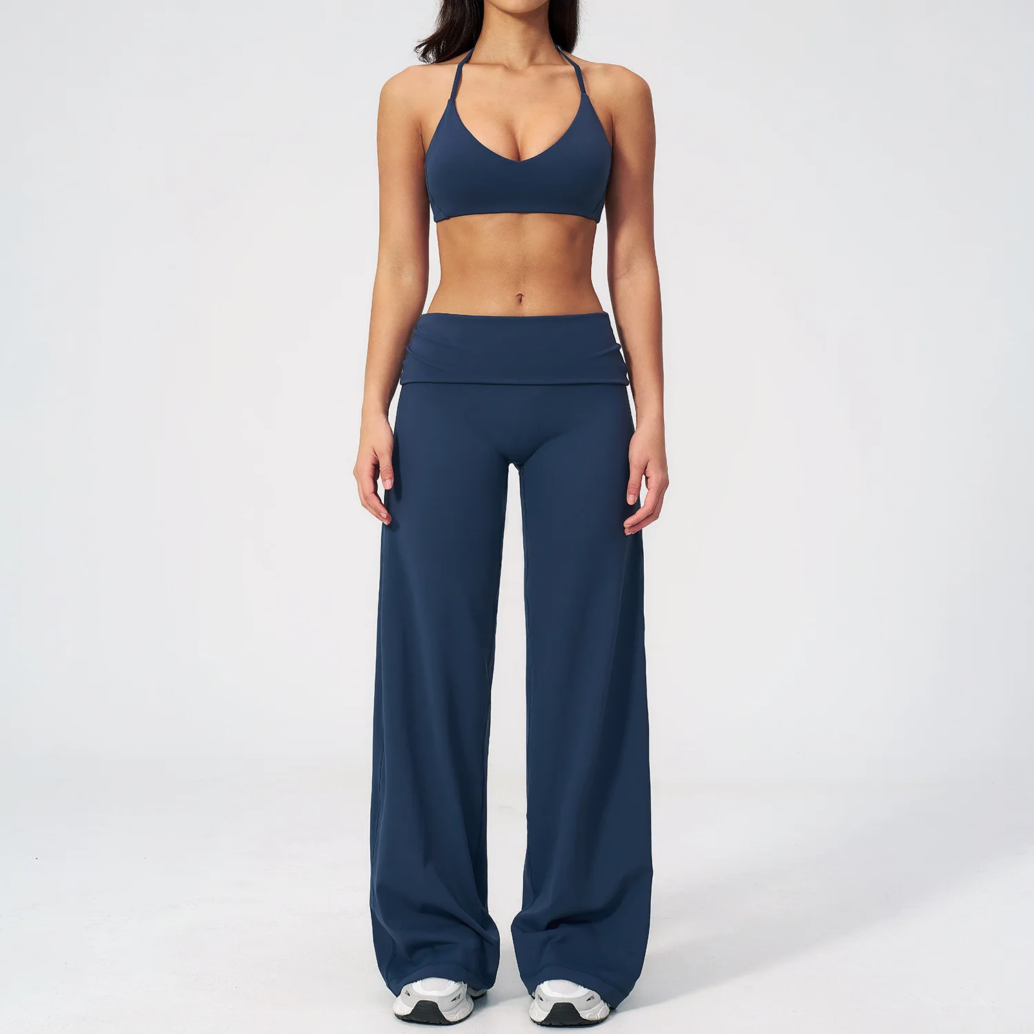 2 Pieces Yoga Set Women Tracksuit Workout Outfits Fitness Sportswear High Waist Leggings Sports Bra Athletic Wear Gym Clothes
