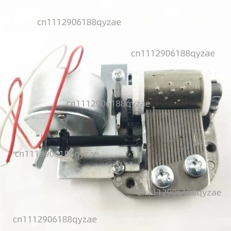 Handmade Electric Music Box Movement 3.0V Electric Motor + 24mm Rotating Small Turntable