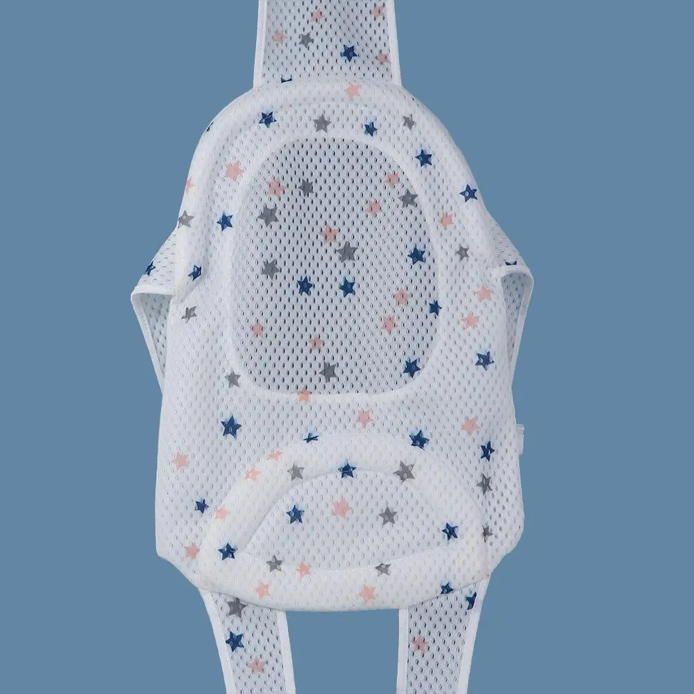 Foldable Non-slip Net Cushion Baby Tubs Bathtub Seat Cross-shaped Bath Mat