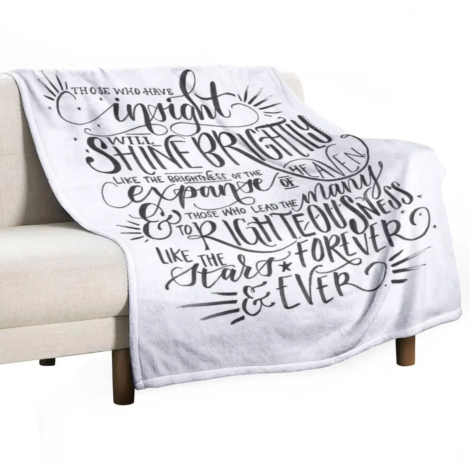 

Daniel 12:3 Throw Blanket Extra Large Throw Tourist Blankets