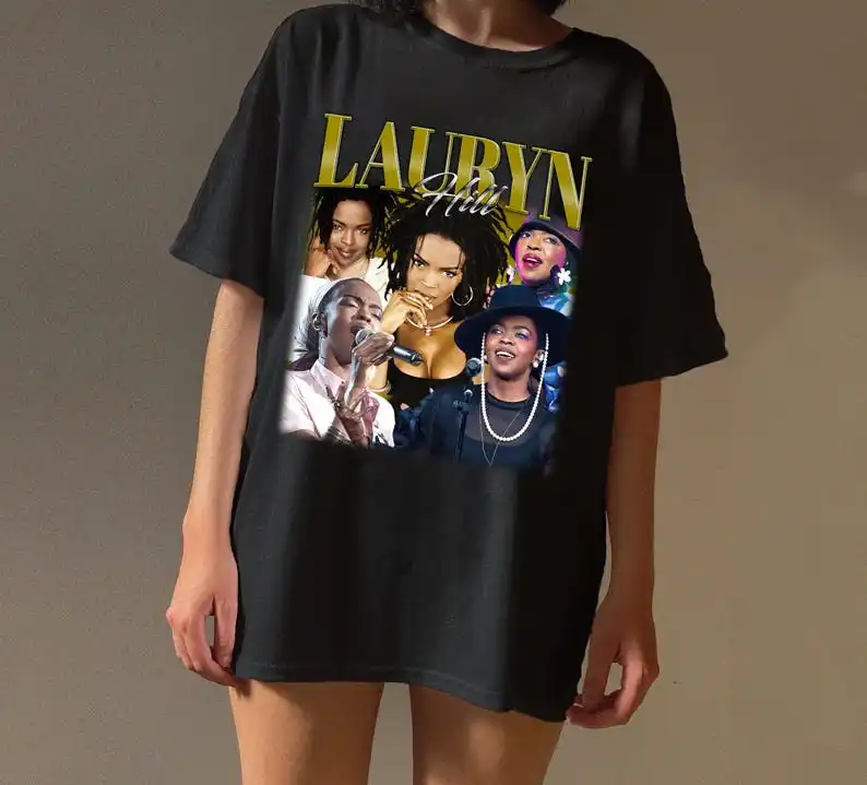 Lauryn Hill T-Shirt, LaurynHill Retro TShirt, Lauryn-Hill Fan Gift, Vintage 90s Shirt, Bootleg Shirt, Birthday Gift