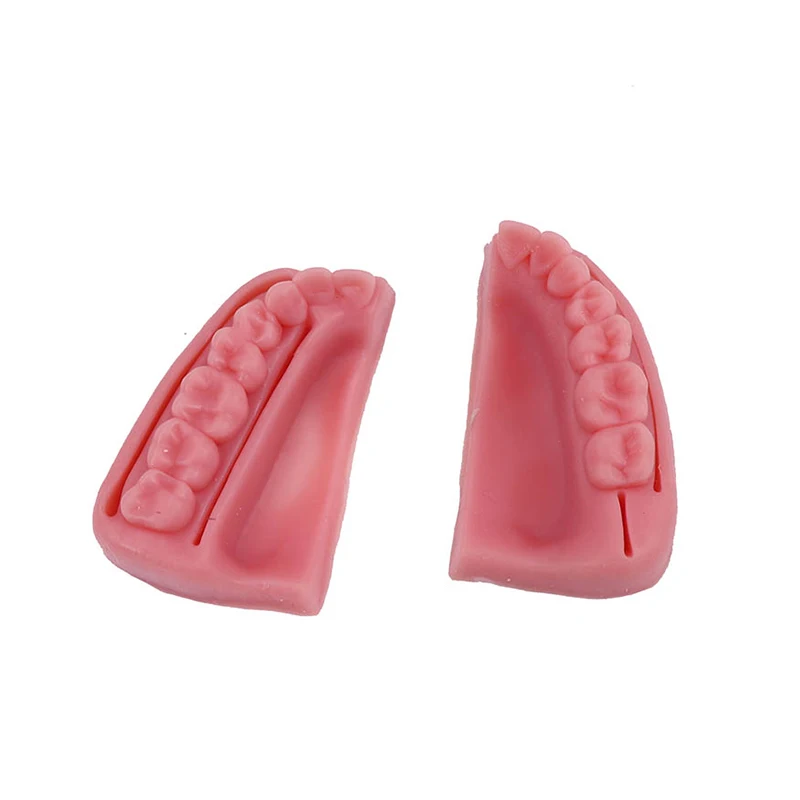 Dental Training Pad Silicone Human Skin Oral Teeth Gum Suture Dentist Practice Training Model Common Types of Dental Wounds