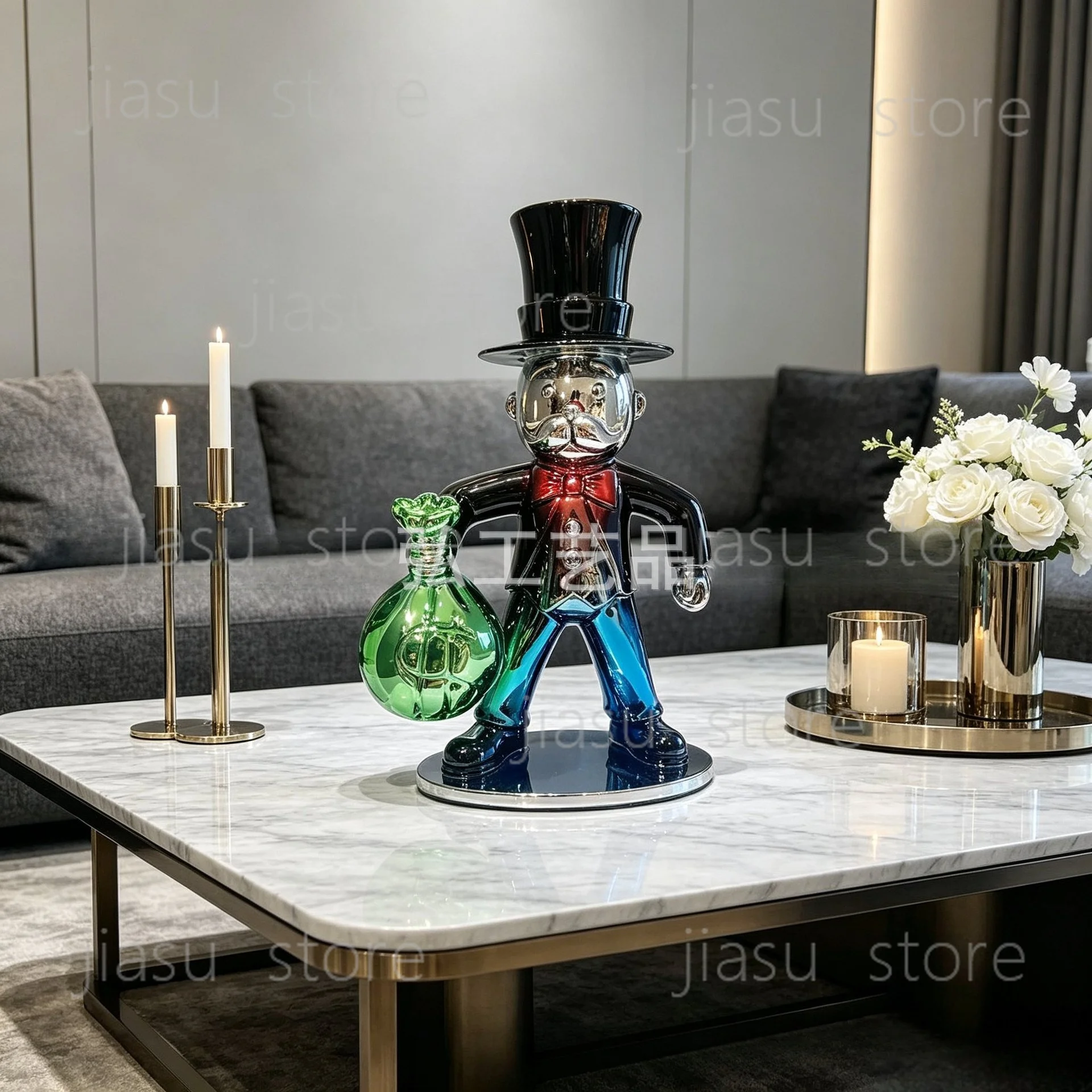 Trendy Mickey Monopoly Statue, - Home Decor Disney 评论和价格