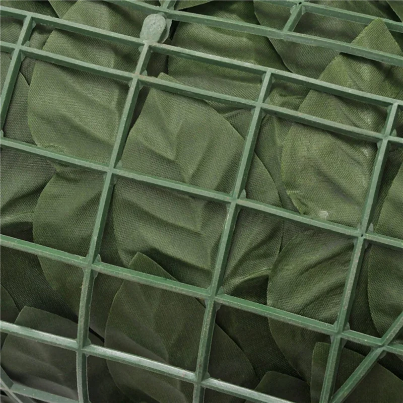 

PHFU-3X Artificial Plant Fence Green Leaf Fence Panels Privacy Fence Screen For Home Garden Yard Decoration Outdoor