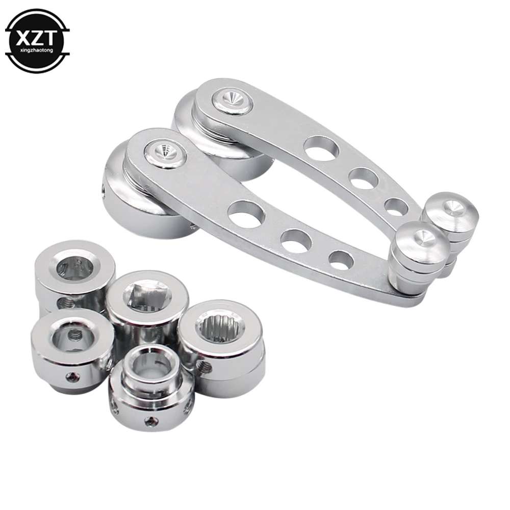 1Set Universal Car Window Handle Winder Riser Replacement Winder Crank Riser Window Handles Aluminum Alloy