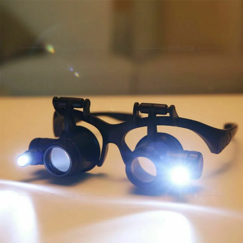 Magnifying Glass Maintenance Electronic Components Watch Tools Glasses Worktable High Mobile Phone with Light Circuit Board
