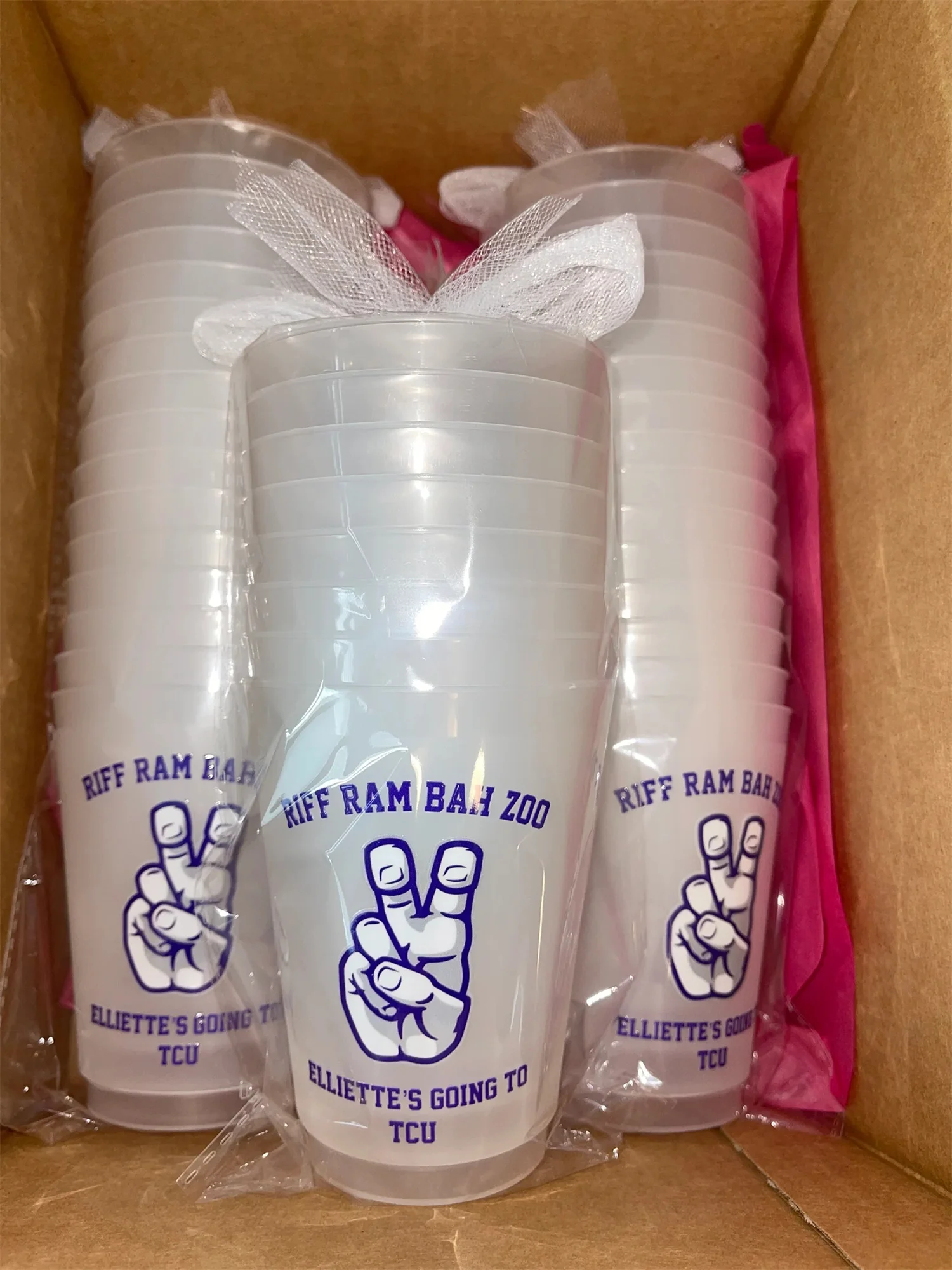 

Матовые чашки на заказ — двусторонние