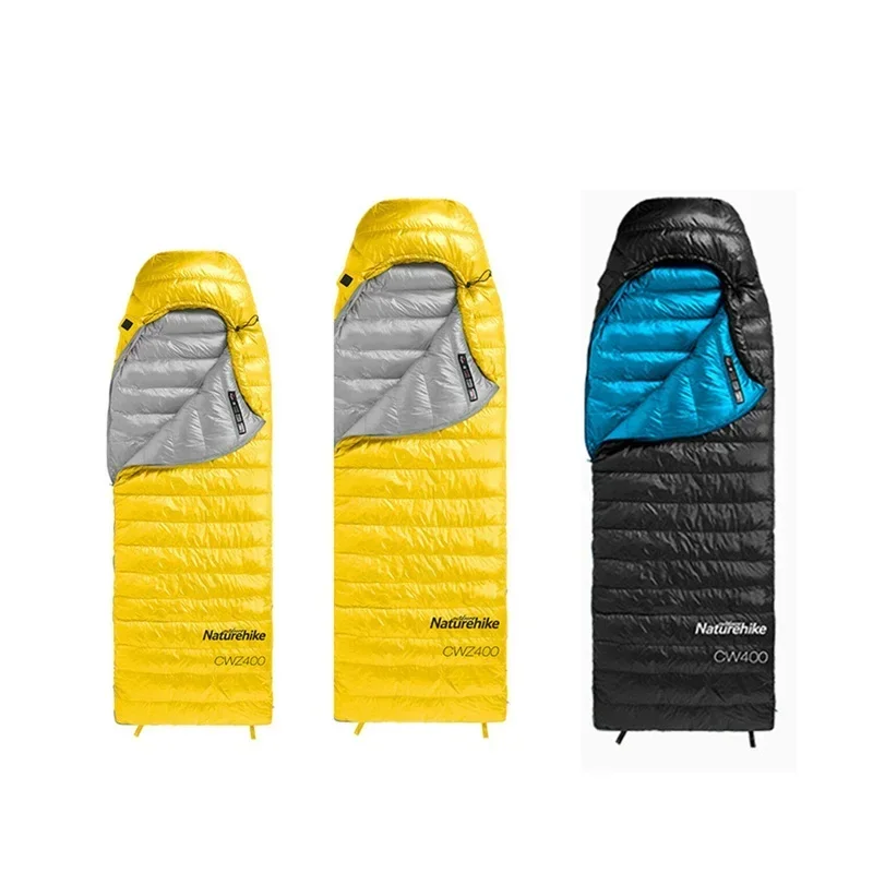 Ultralight White Goose Down Envelope Type Winter Warm Sleeping Bag Outdoor Travel Hiking Camping Portable Backpack Sleeping Bags