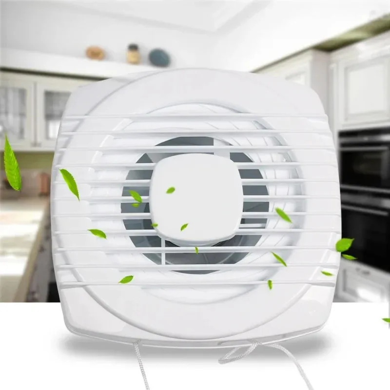 220V 4/6inch110/150mm silence Ventilating Strong Exhaust Extractor Fan for Window Wall Bathroom Toilet Kitchen Mounted