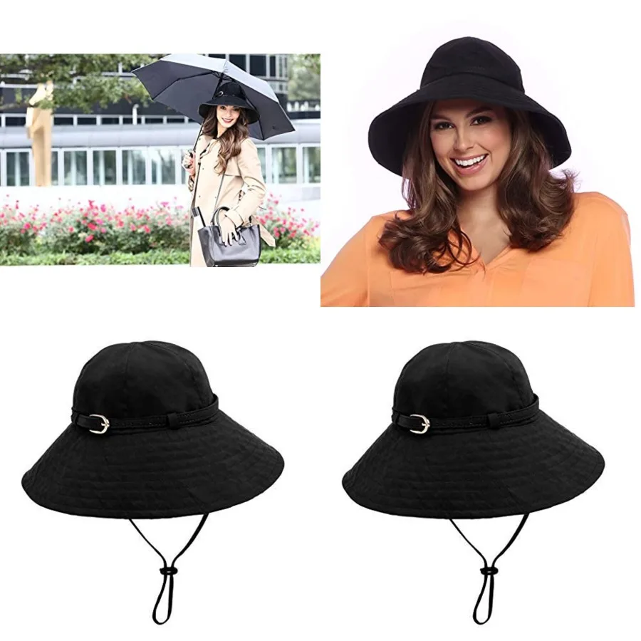 

VINRELLA Rain and Sun Hat, Rain Hats for Women- Waterproof hat, Sun Protection, Shade Hat, Great for Hiking- Matte Bucket Hat
