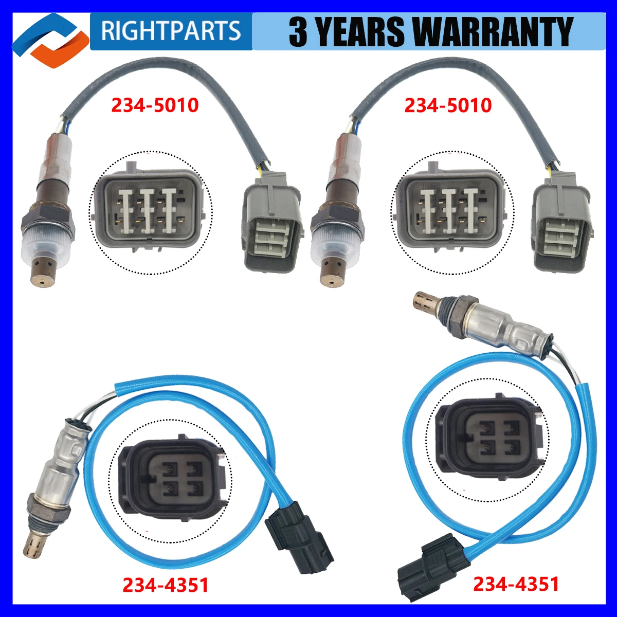 Upstream+Downstream Oxygen O2 Sensor For Acura TL 3.2L 3.5L 2007 2008 234-5010 234-4351 36531-RCA-A01 36531RCAA02 36532-RYE-A01