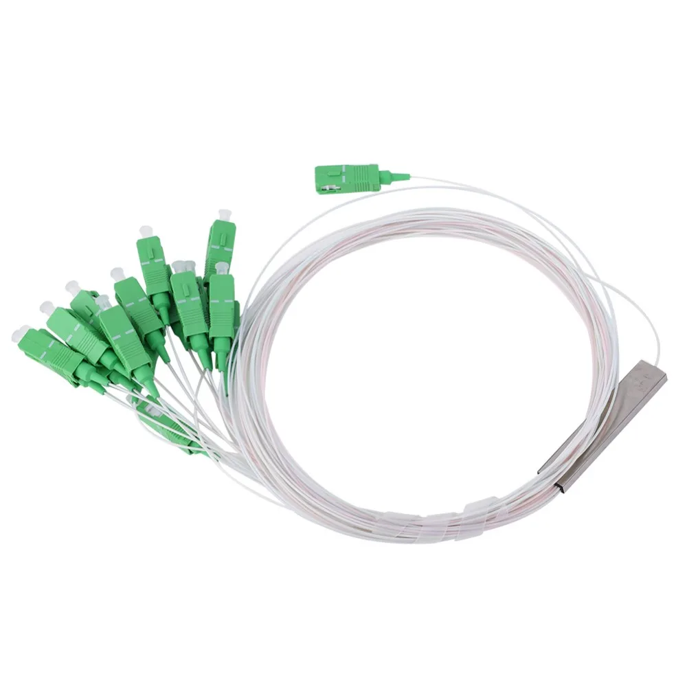 Splitter ottico 1x16 Fibra Splitter 0.9SM SC/APC SM Fibra Splitter PLC Tipo 1260-1650nm Divisore ottico Rete in fibra ottica