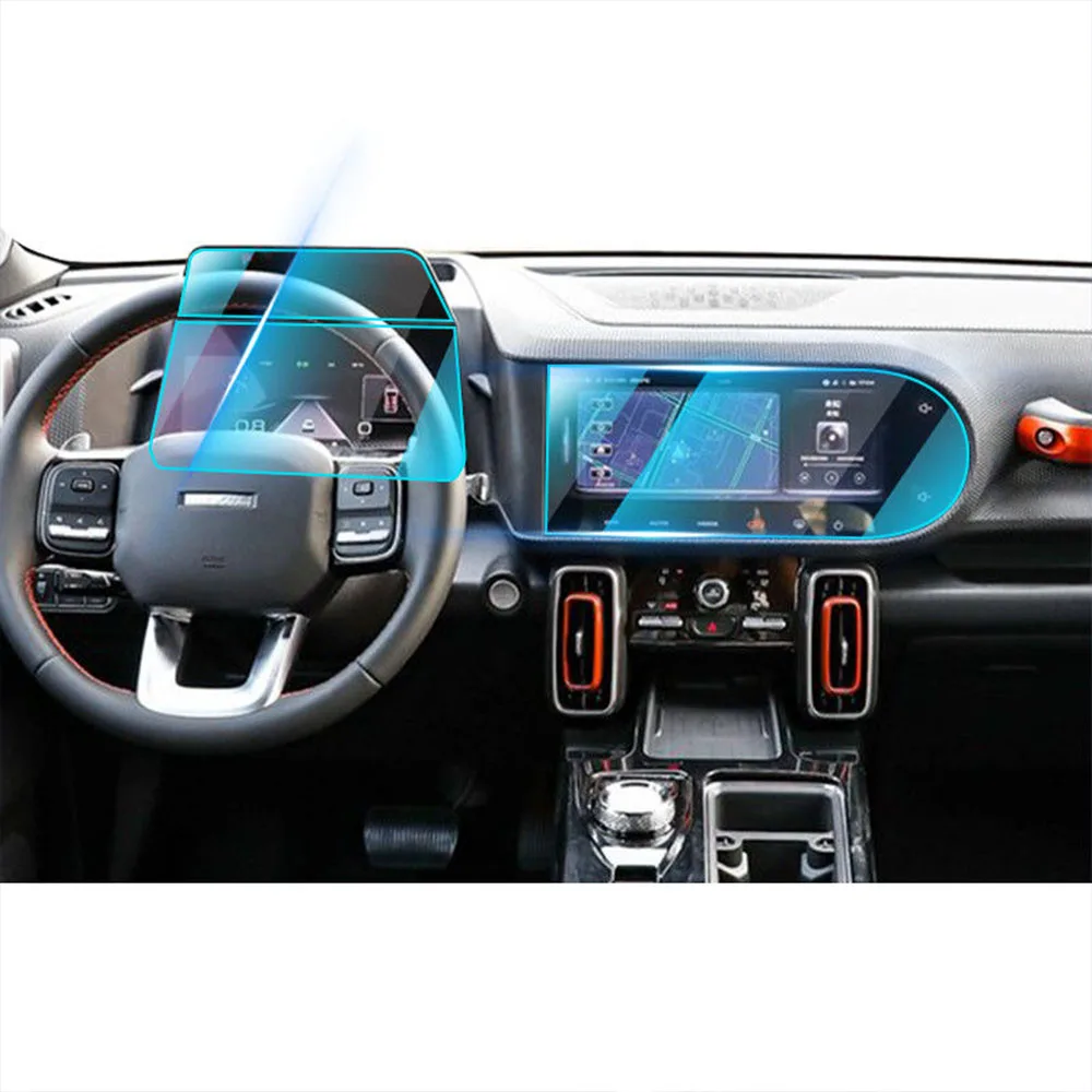 For Haval Dargo 2021 2022 Car LCD Navigation Instrument Central Console Tempered Glass Touch Screen Protective Film Cover