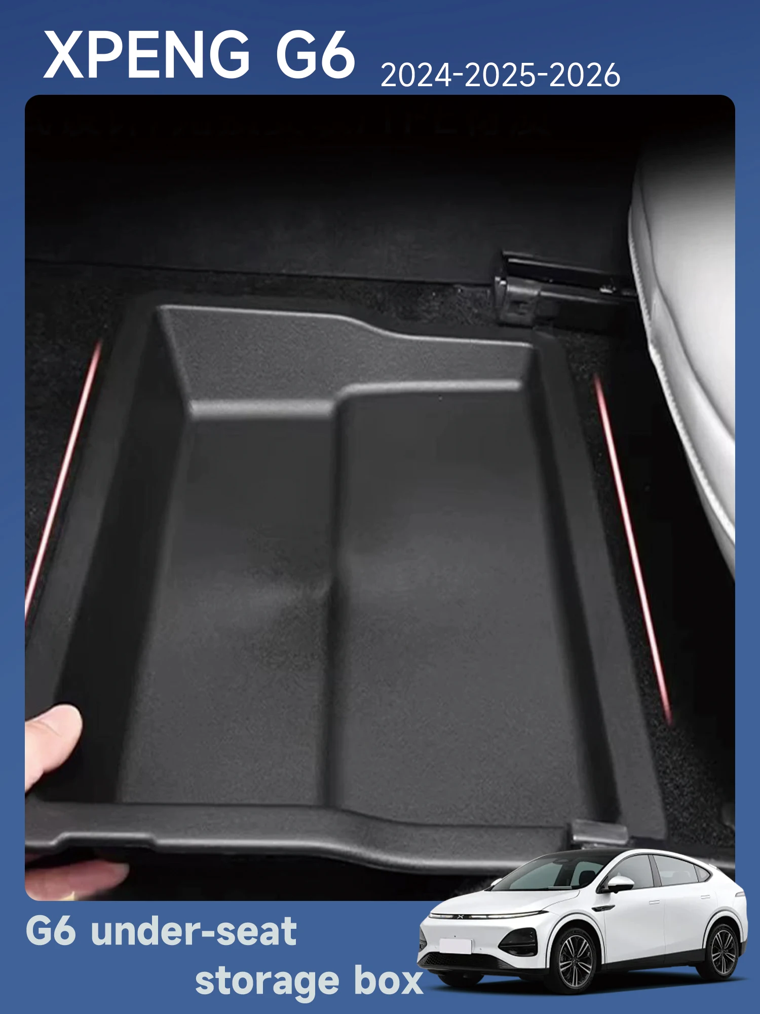 [Fast Shipping] XPENG G6 Under-Seat Storage Box