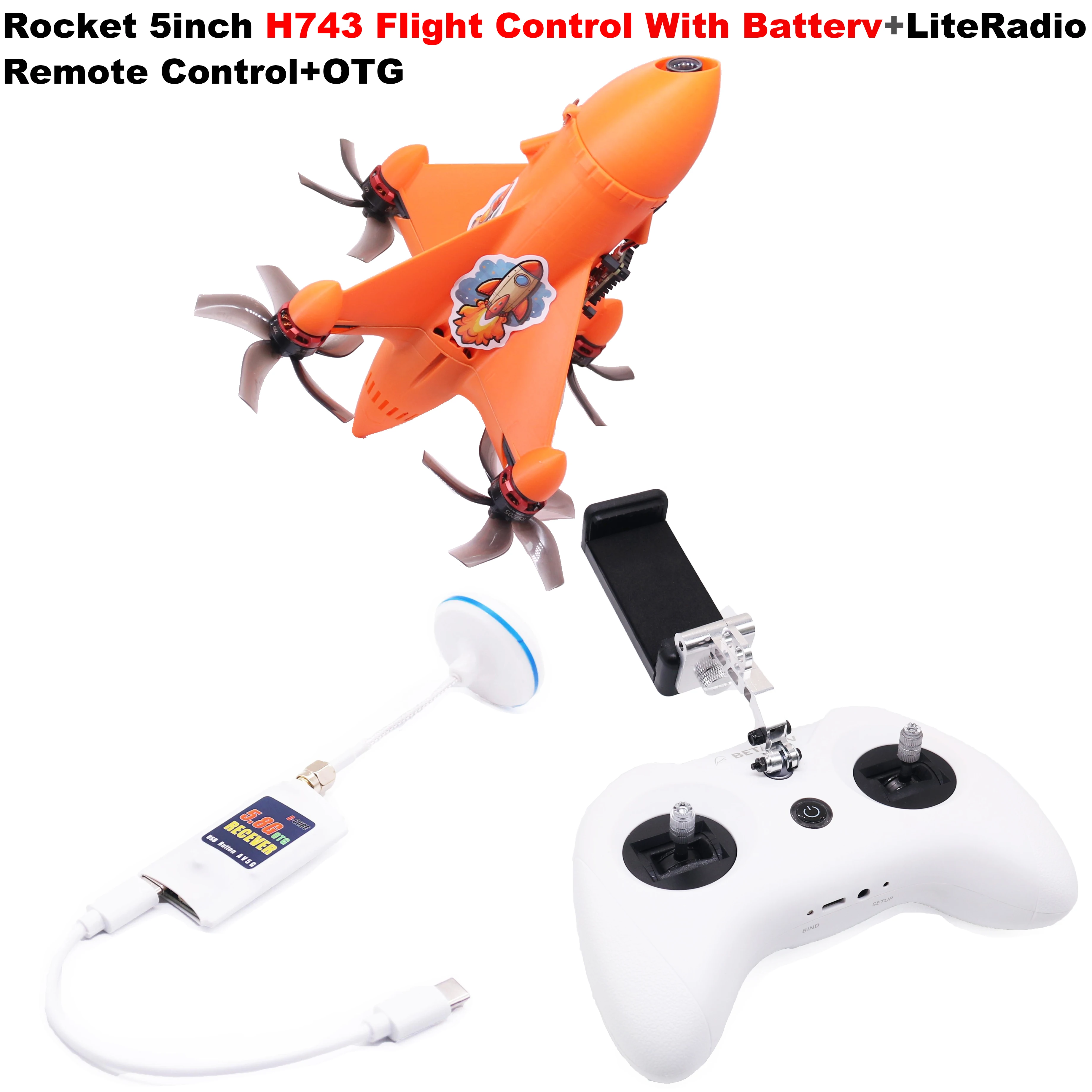 ชุดโครงเครื่องบินบังคับวิทยุ B - Fpv Drone Kit บทวิจารณ์และราคา