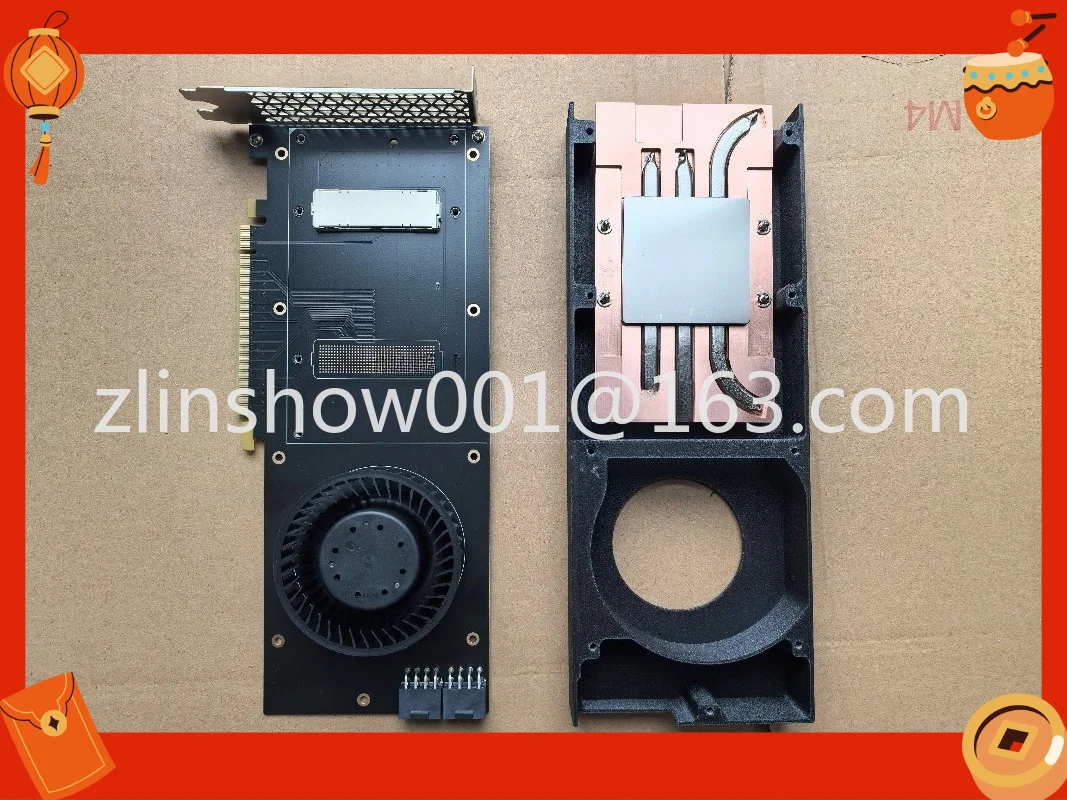 V100 SXM2 to PCIE adapter board, solid pure copper with fan