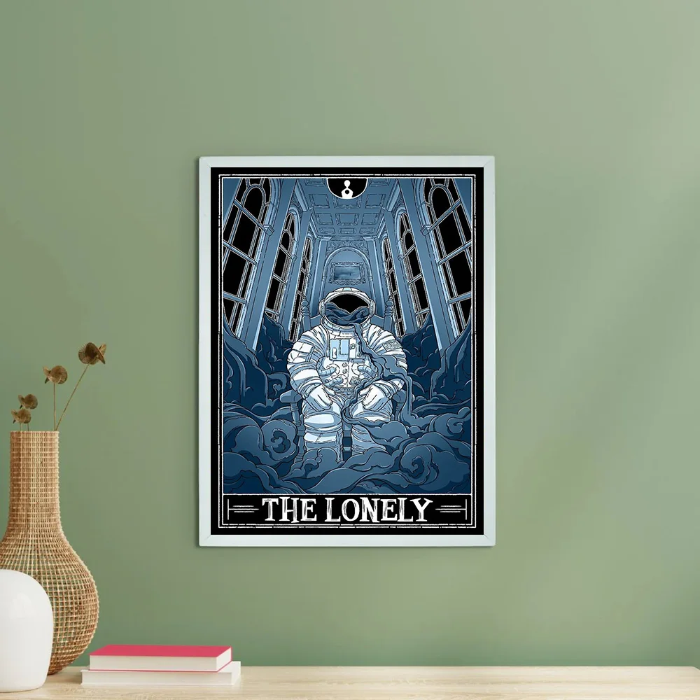 رائد الفضاء الفضائي قماش جدار الفن غالاكسي سديم اللوحة الخيال العلمي المشارك ديكور المنزل الحديثة مجردة الفن الطباعة #6