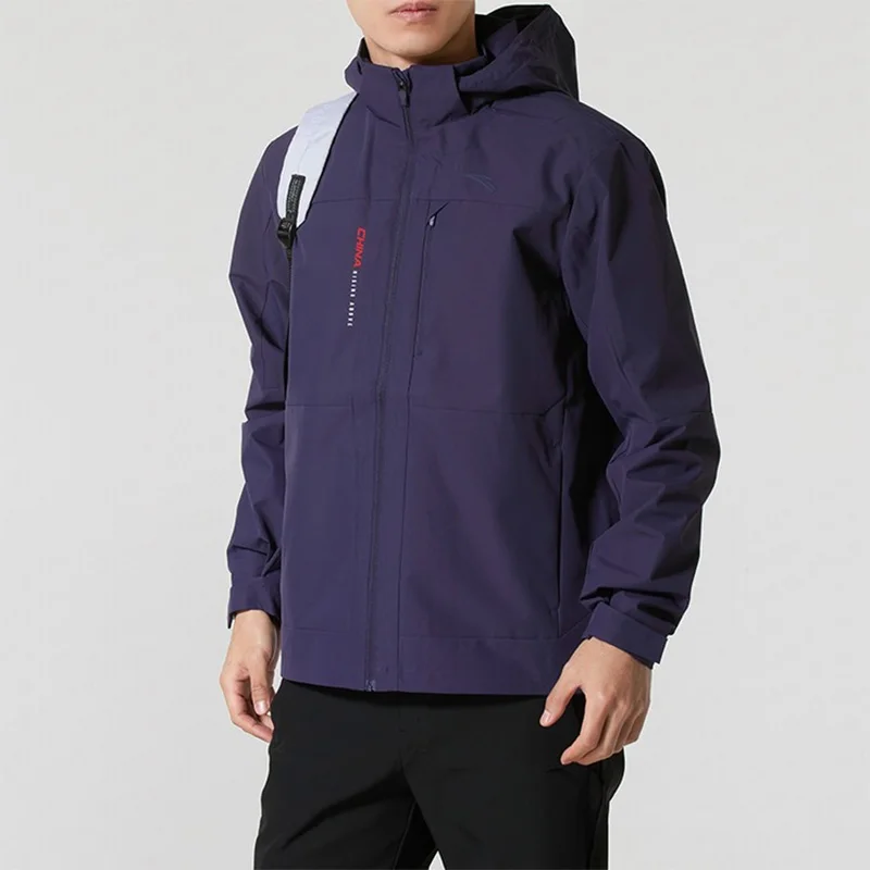 Anta Men's Woven Hooded Jacket - New Fall Outdoor Sports Commuting Casual Shirt with Hood 452540208-3 2