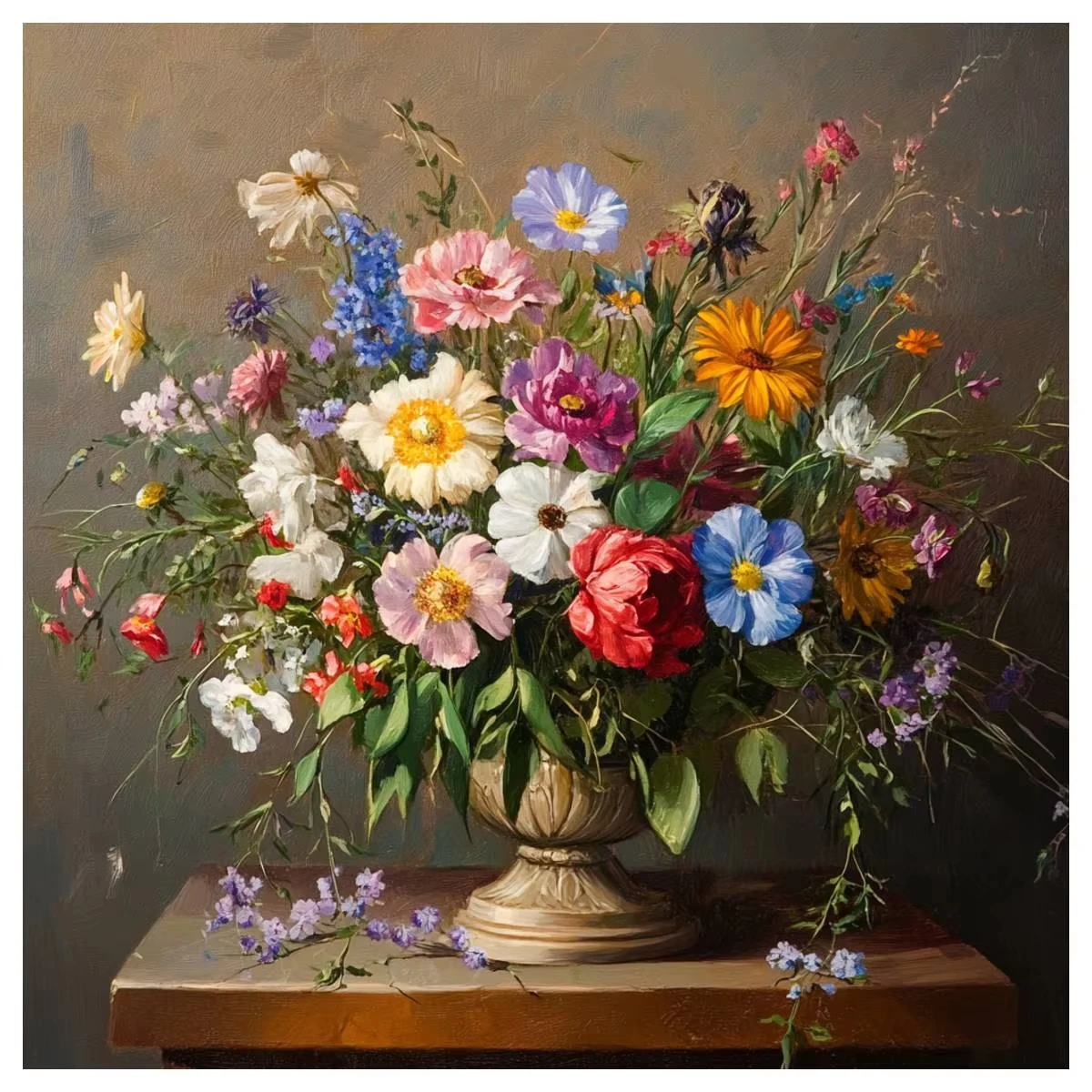 

Beautiful Flowers 500PCS/1024 PCS Jigsaw Puzzles Relaxing Family Activity Games for Living Room Home Decor Gift