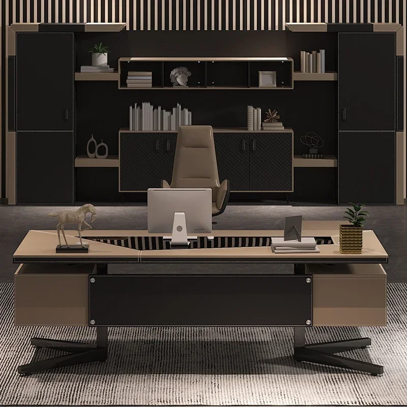 Entertainment Room Desk Qimink Table Study Gaming Conference Tables Multifunction Minimalist Escritorio Oficina Unique Furniture