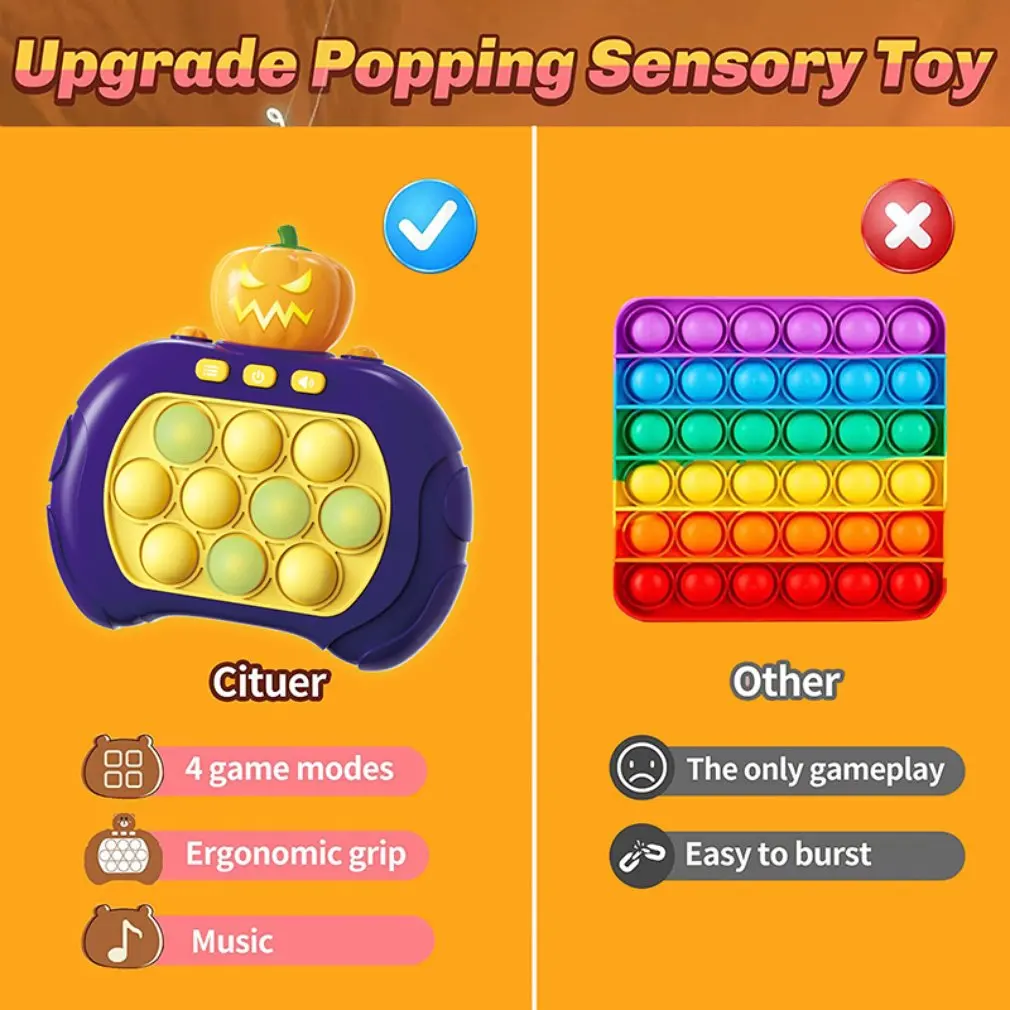 New 15styles Gopher Speed Pusher Pop Quick Push Bubbles Game Machine Whac-A-Mole Squeezing Tool Antistress Fidget Toys Gifts