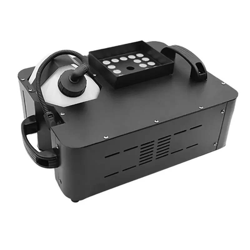 1500W Remote Control DMX512 Fog Machine & 24x3W RGB Light Smoke Machine KTV Disco DJ Party Club Bar Wedding Stage Event Show