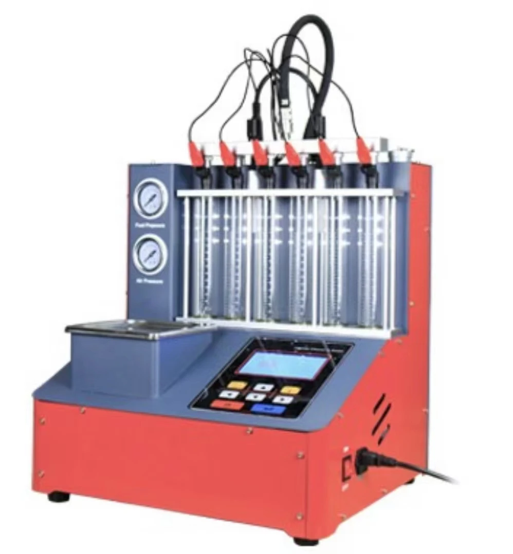 Latest Lau  nch model CNC-801 GDI Fuel injector tester 6 cylinders Lau  nch Ultrasonic injector cleaner