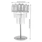 

12.2*23.62in Clear& Silver Wedding Flower Stand Floor/Tabletop Standing for Weddings, Birthday Parties, Christmas Parties
