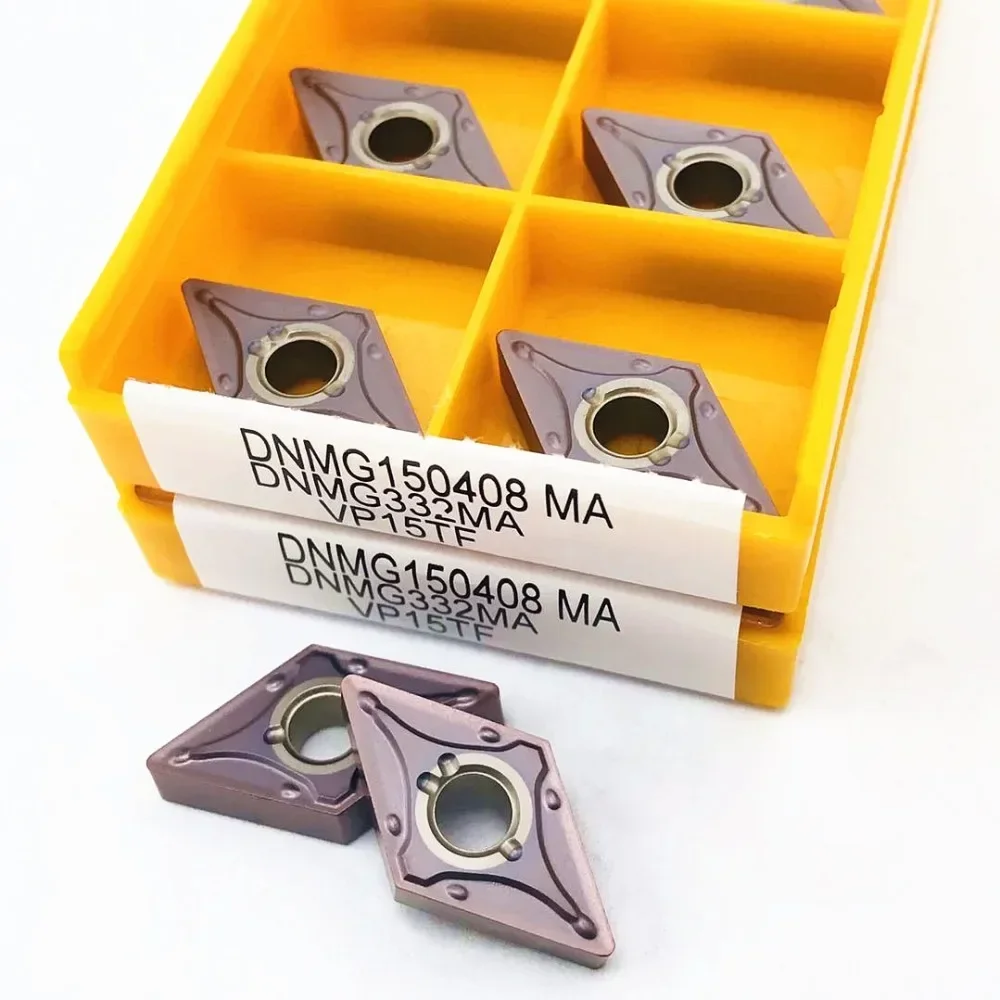 DNMG150404-MA DNMG150408-MA CNCTurning Inserts Suitable For Machining Stainless Steel Or Steel Workpieces Sharp And Wear-Resist